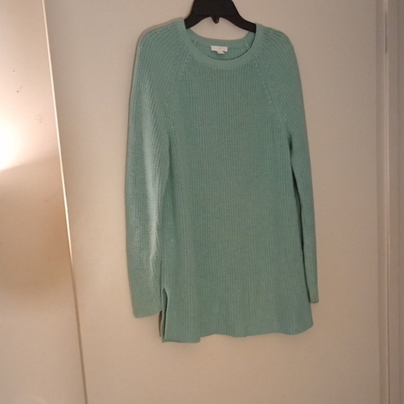 Mint Green Knit Blend Sweater - Picture 1 of 6